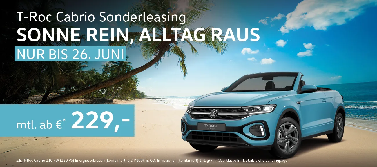 T-Roc Cabrio Sonderleasing