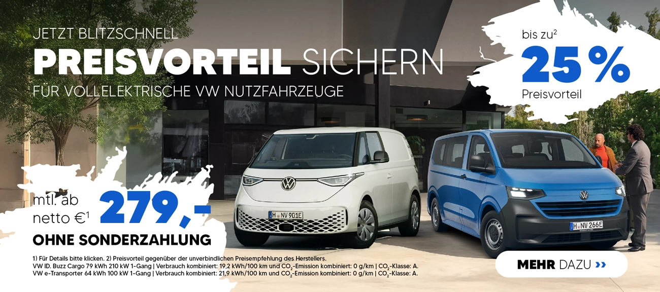 VW e-Nutzfahrzeug Angebote