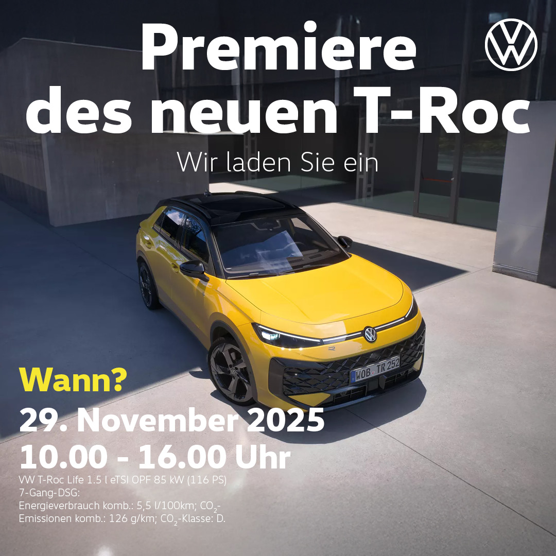 VW T-Roc Premiere