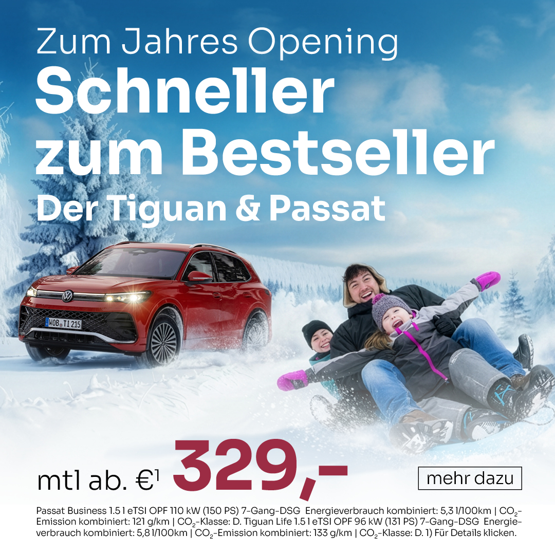 Beitragsbild zum Tiguan & Passat