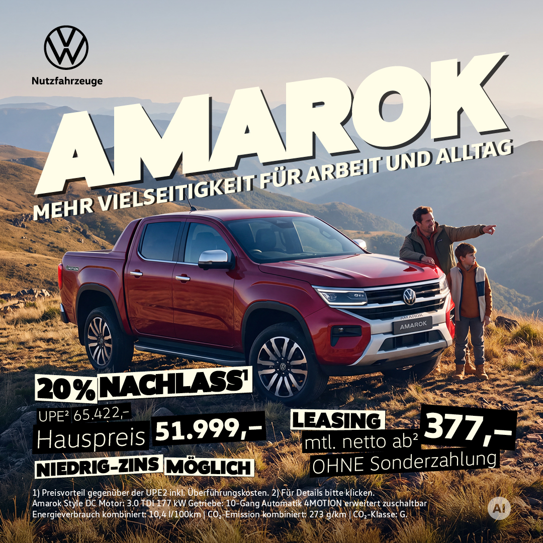 BEITRAG VW Amarok Speziwochen